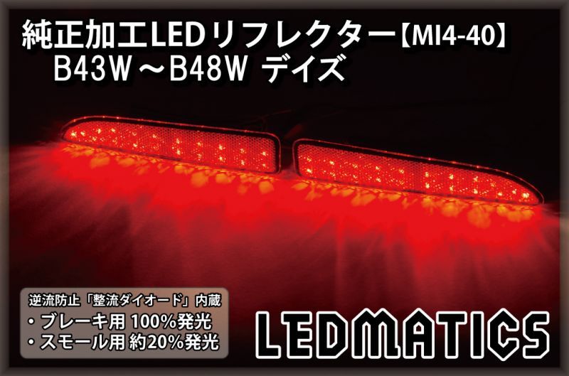 B43W/B44W/B45W/B46W/B47W/B48W デイズ 純正加工LEDリフレクター MI4